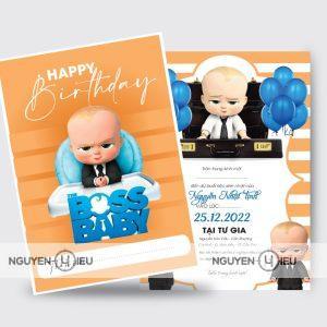 Thiệp sinh nhật Nguyễn Hiếu thiết kế